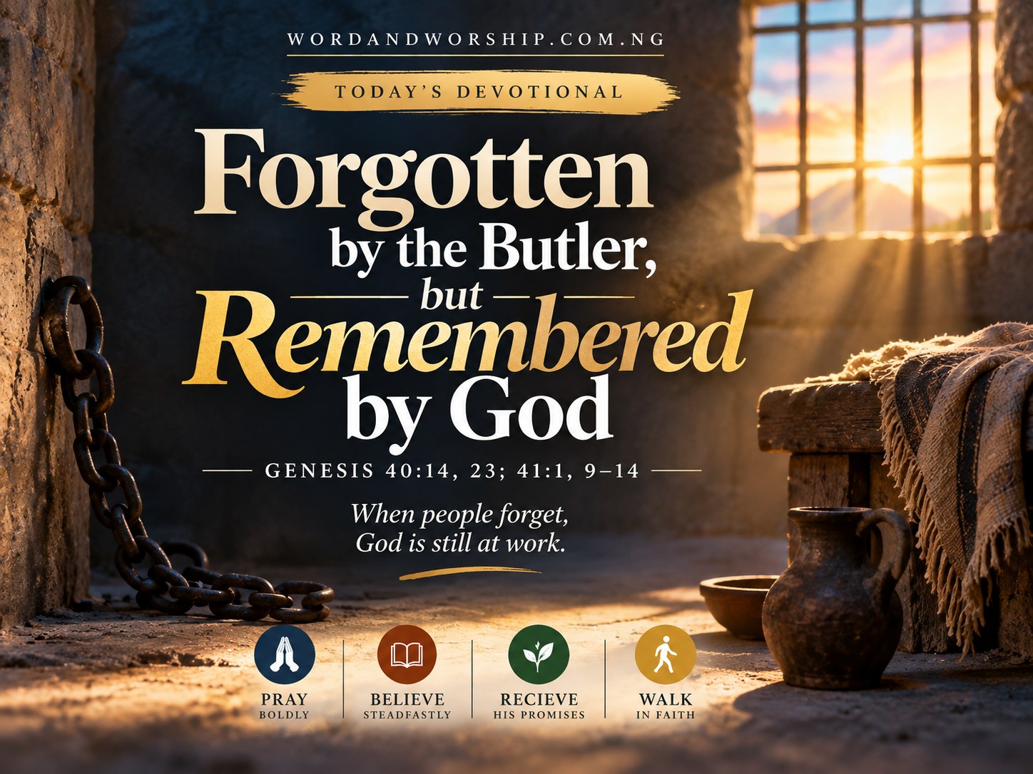 Forgotten by the Butler, but Remembered by God